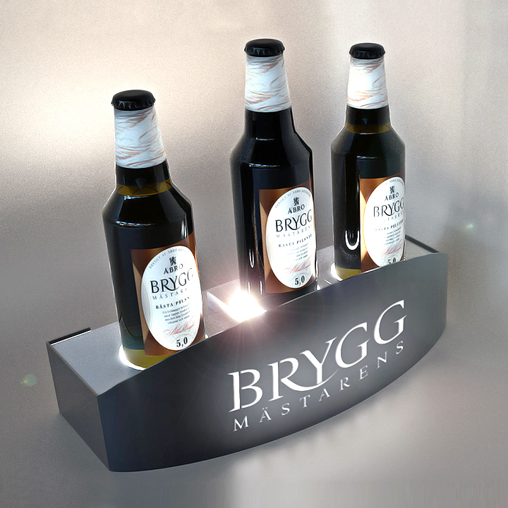 Key Company | POSM | Bottle displays | Brygg