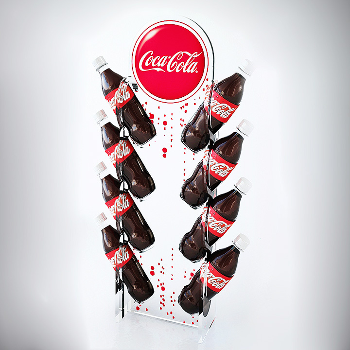 Key Company | POSM | Bottle displays | Coca-Cola