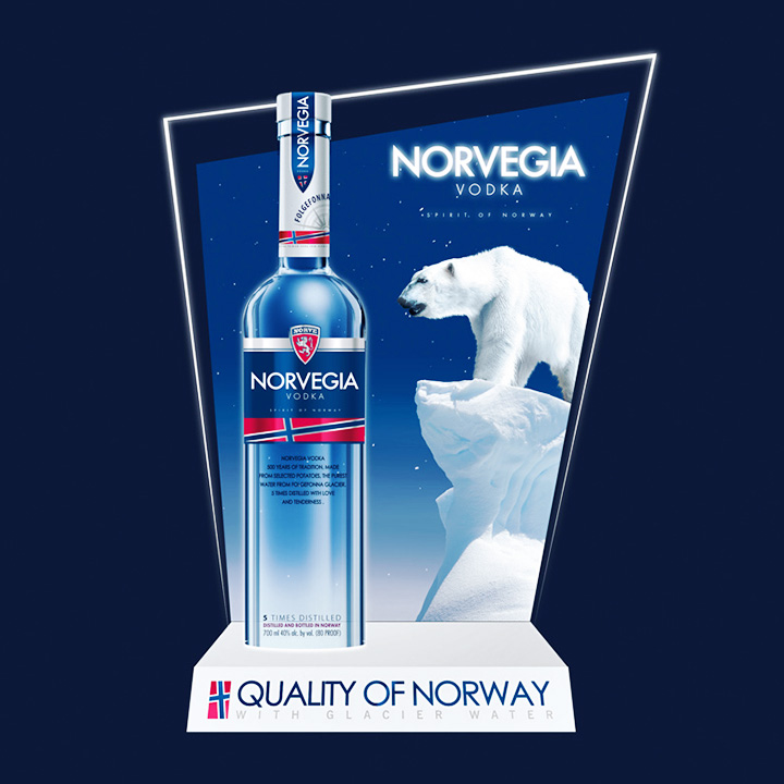 Key Company | POSM | Bottle displays | Norvegia